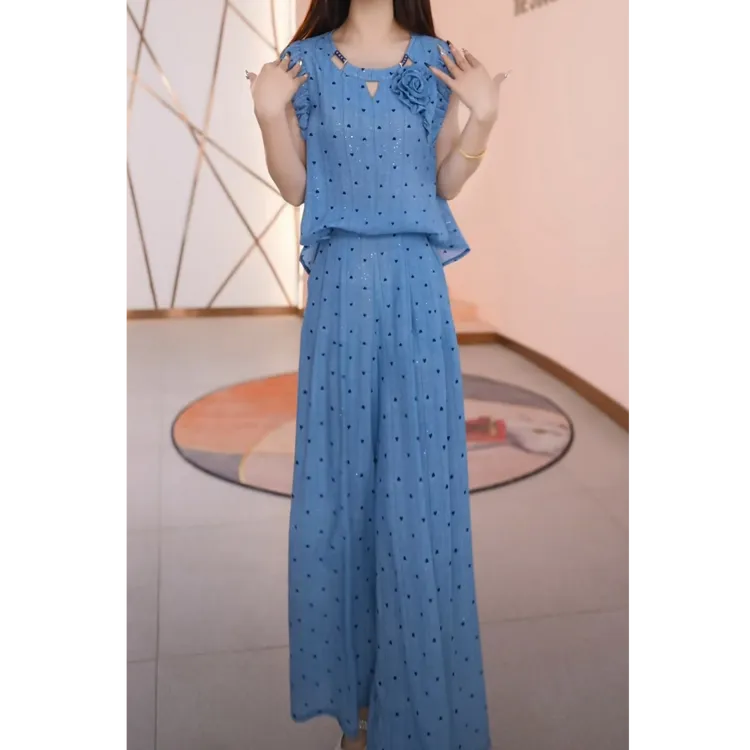 美曦女装夏季时尚女神修身洋气宽松气质休闲百搭显瘦减龄女装套