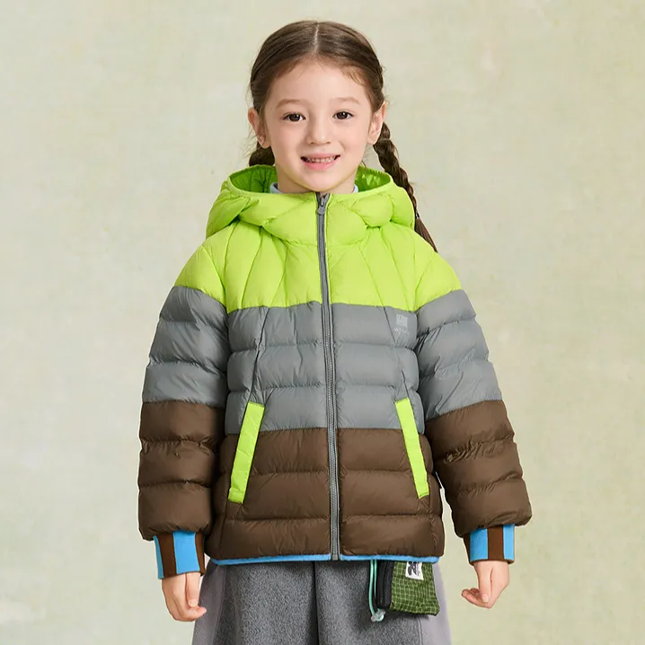 WB【软糖羽绒服】woobaby25年新儿童轻薄90白鸭绒远红外连帽羽绒服