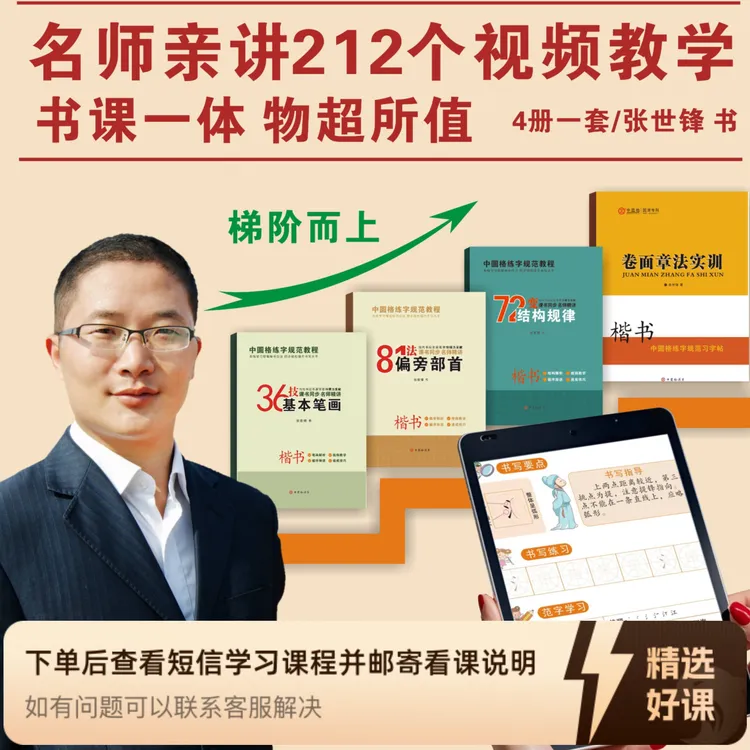 规范字书写训练法四合一硬笔书写方法指导训练