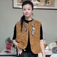 王芳家新款休闲马甲     黄色                                 
