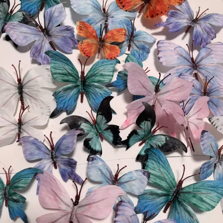 diy仿真蝴蝶枯树枝仿真植物仿真花婚庆家居景观工程软装摄影装饰