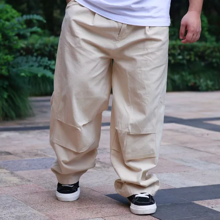 长裤潮休闲裤日系复古男美式运动百搭登山裤宽松直筒裤子工装裤