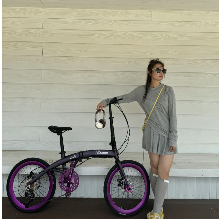 BLACKBERRY黑莓新款20寸超轻高端变速折叠自行车