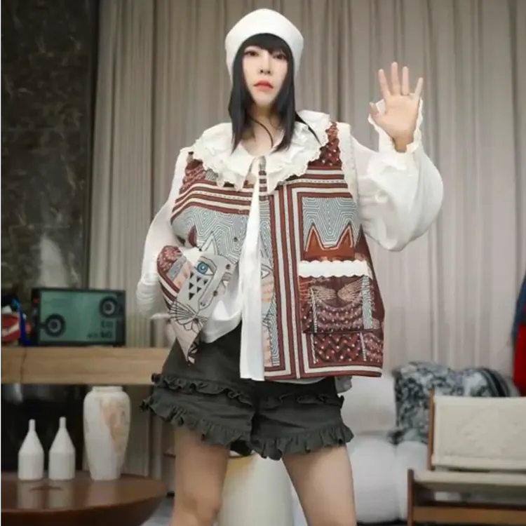 infobyfive2025夏季新款波西米亚风马夹马甲NF0503003