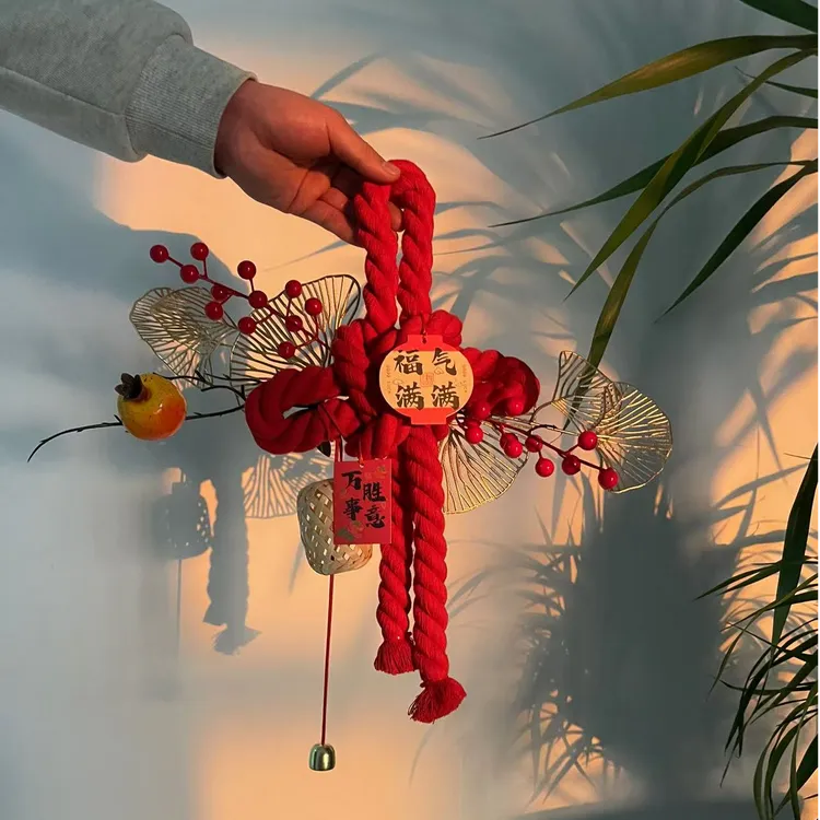 【咩咩】diy中国结挂饰新年万字结喜庆装饰