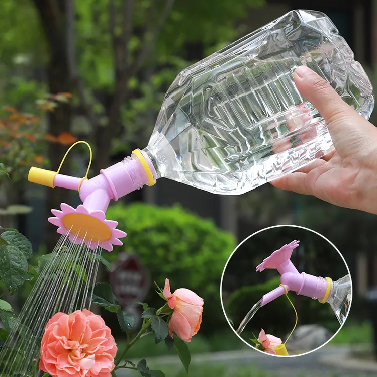 浇花喷嘴头可用可乐瓶饮料瓶花洒喷头可更换喷壶配件太阳花喷壶头