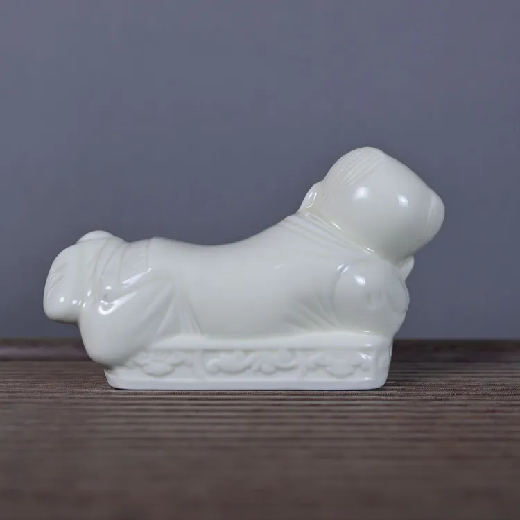 定瓷中号孩儿枕收藏摆件送礼首选