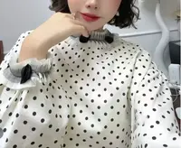 新款6147优雅甜美宽松小众百搭设计感显瘦时尚气质法式上衣