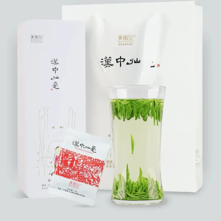 千山茶业 汉中仙毫120g高山绿茶 商务送礼茶叶礼盒装