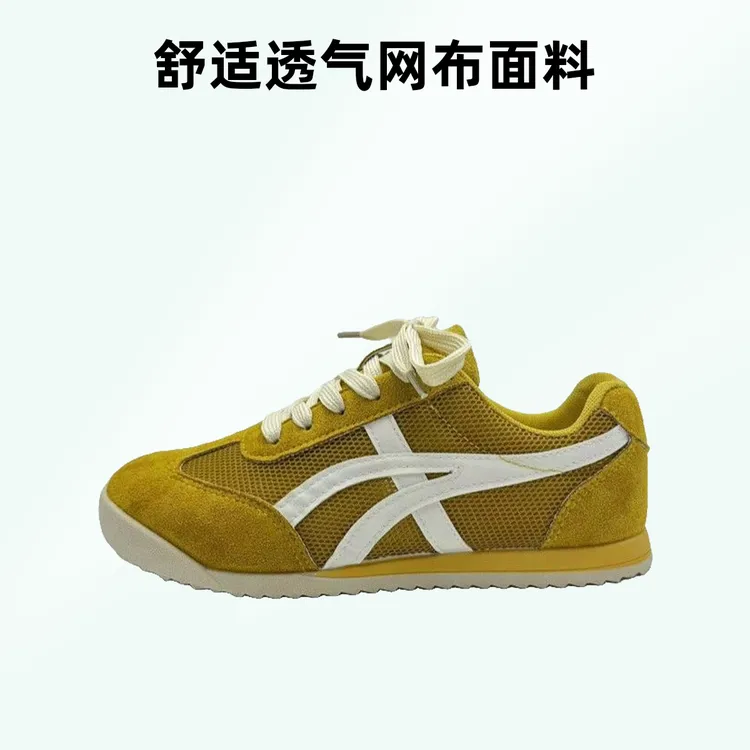 爆款透气网面德训鞋小白女款2025夏季新款百搭休闲运动板鞋子女