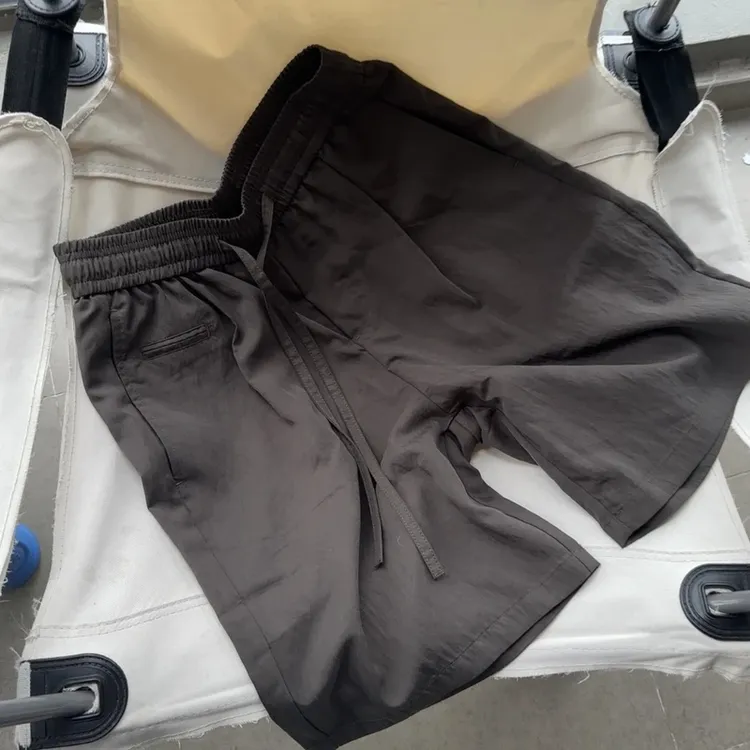 夏季新款薄款简约风短裤复古短裤轻薄透气舒适athflow风1259