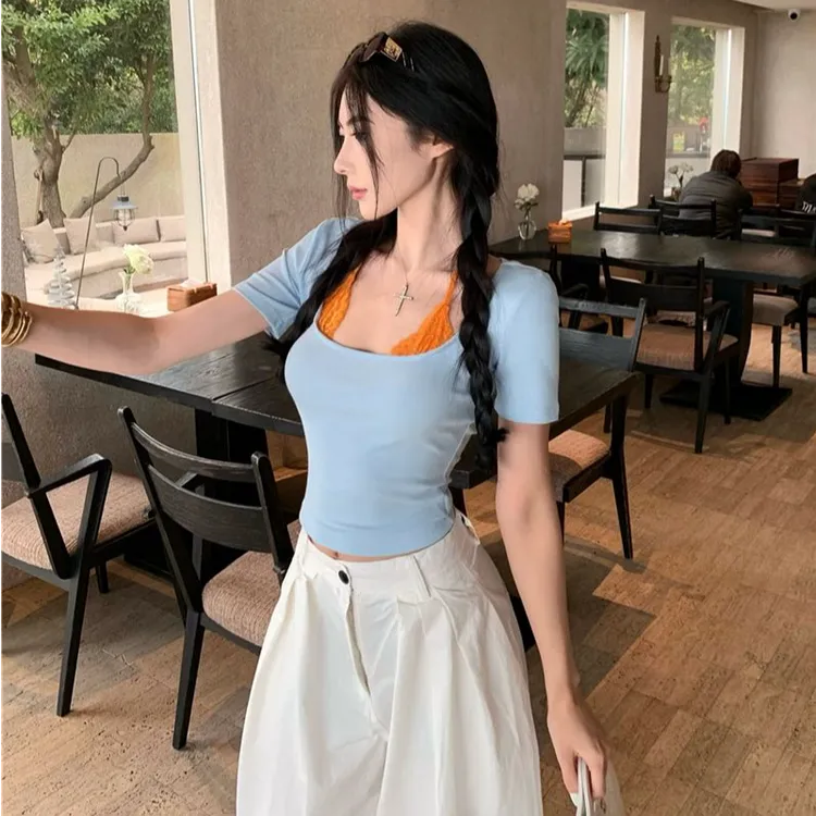 2025新款时尚性感辣妹上衣春季百搭背心吊带气质显瘦洋气休闲百搭