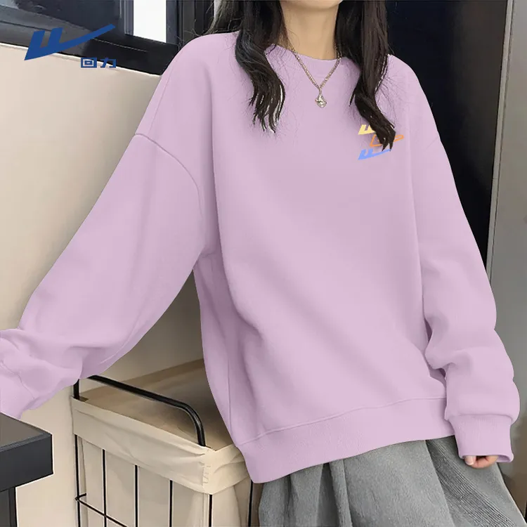 【回力】初秋长袖圆领卫衣女秋季2025年新款爆款韩系宽松显瘦上衣