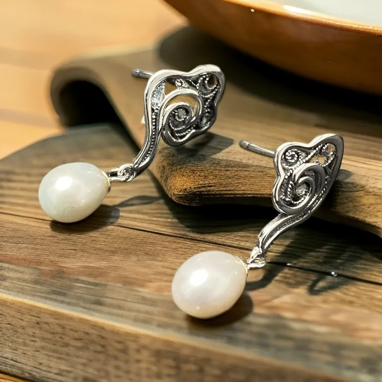 925银耳饰 民族风耳饰 ES00766