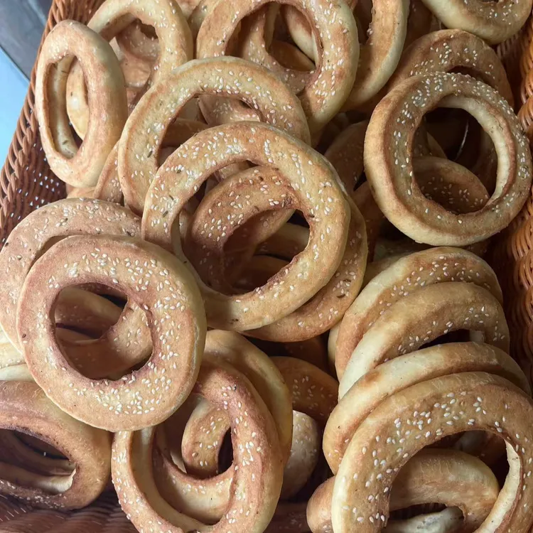 【芝麻馉圈馍】圈圈馍牛曲莲火烤馍圈骨圈馍山西运城特产