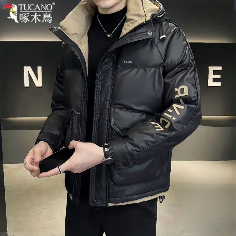 TUCANO/啄木鳥冬季新款防寒服保暖加厚商务休闲宽松外套男款上衣