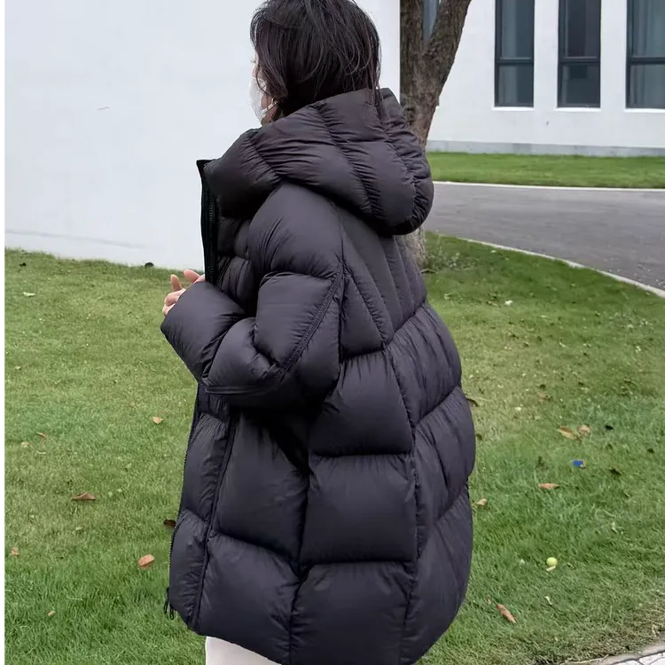 【许你耀眼】2025年新款冬季韩版加厚泡芙宽松小个子95白鸭绒