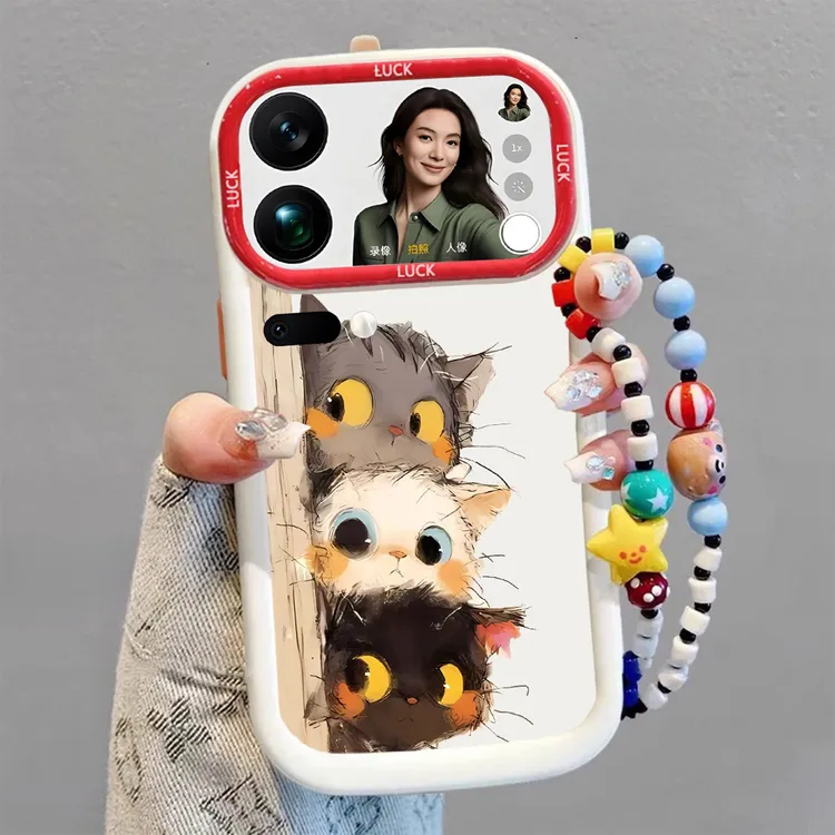 适用小米17pro手机壳全包防摔xiaomi17promax保护套17探头猫猫15