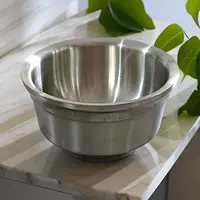 旺年--12cm不锈钢碗双层隔热防烫斜口