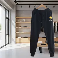 1655男女同款新款秋冬加绒加厚休闲裤宽松休闲卫裤