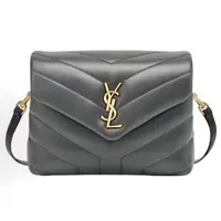 99新 YSL/圣罗兰 思斯专属 圣罗兰灰金包 DM1017