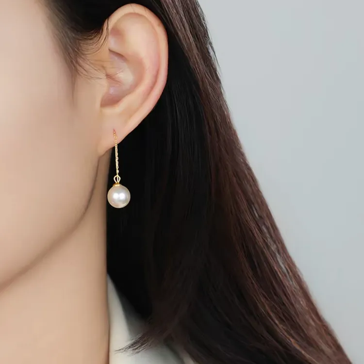 合金耳饰 925银长款耳线2025新款时尚流苏耳坠