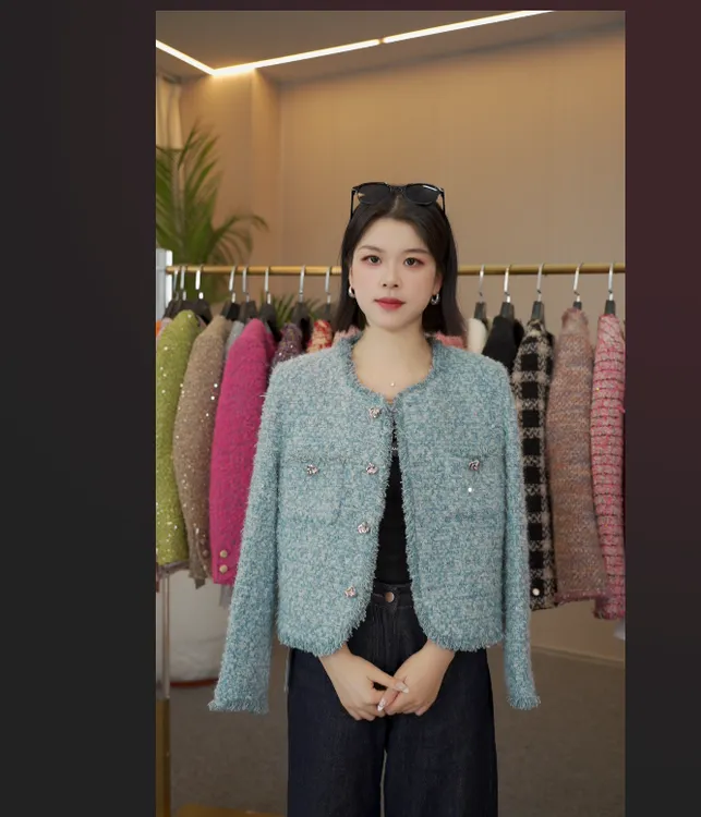 【莫兰迪】MSSY美舒尚衣、上衣小香风气质时尚新款轻奢百搭60104