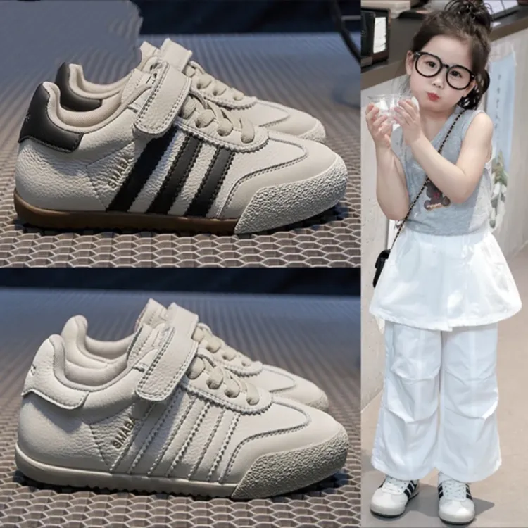阿童木男女童潮牌德训鞋2025春秋新款男童鞋子韩版儿童宝宝小白鞋