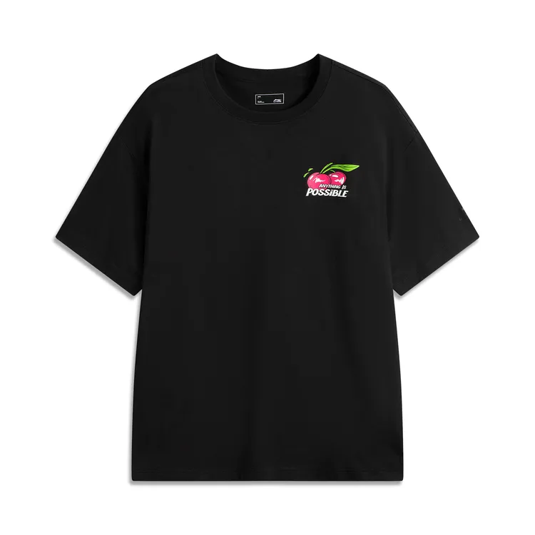 李宁运动生活系列欧若风男女夏季运动上衣短袖AHSV363