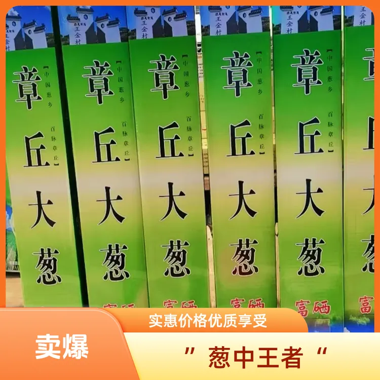 ”葱中王者“正宗产地直发高白脆甜新鲜章丘大葱