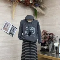 【甜松Kitty】法式慵懒风显瘦毛衣-5761