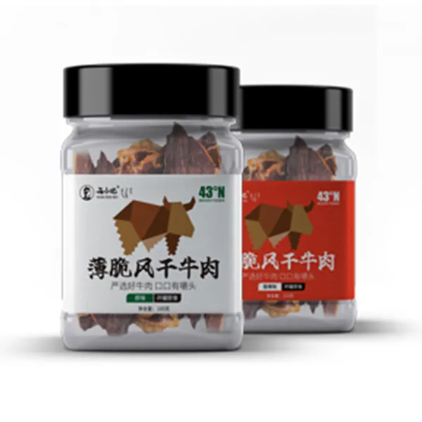  元小北薄脆风干牛肉100g追剧休闲解馋小零食