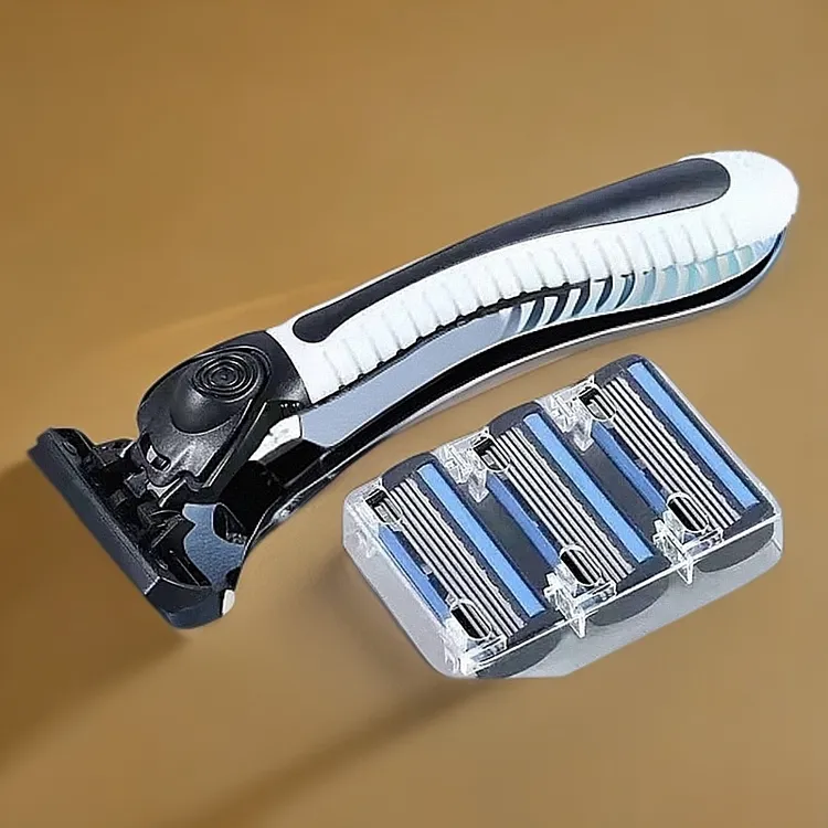 【新店开业】进口6层刀片剃须刀手动剃须刀男士6层刀老式新款胡子刀