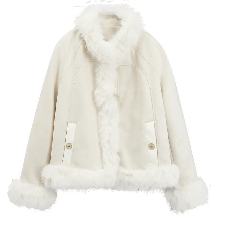 IEF/爱依服2025冬季新款法式精致名媛通勤百搭保暖羽绒磨砂皮外套