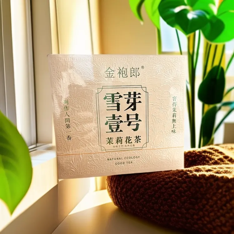 金袍郎 雪芽壹号 茉莉花茶60g浓香耐泡