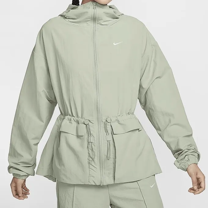 Nike耐克正品新款运动服休闲新款女士防水透气梭织连帽【流光风】
