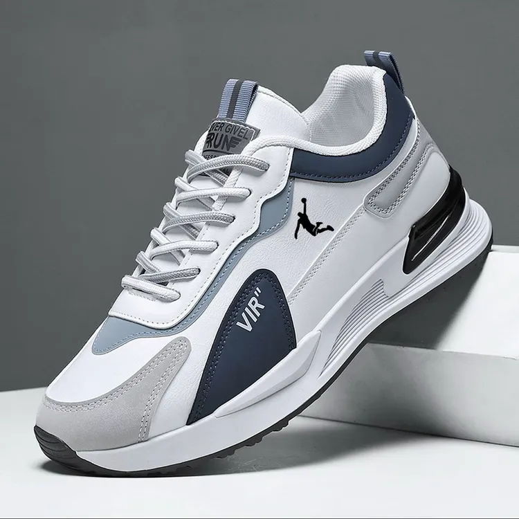 品牌断码男鞋冬季男士运动休闲百搭男鞋皮面防水防滑耐磨跑步鞋