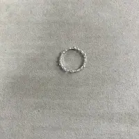 925银戒指 粒子款银戒指一枚