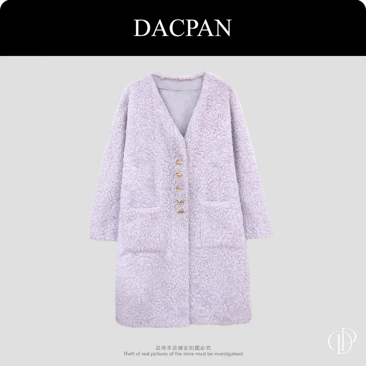 DACPAN-“冬日慧慧”韩系宽松长款外套   2025/盼·PP 9603
