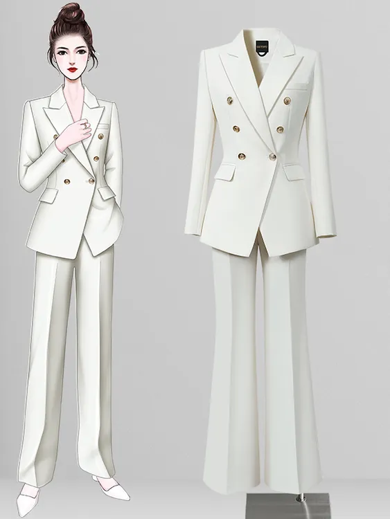 女士女款职场套装正装职业高级新款休闲西装西服套装女女装薄款