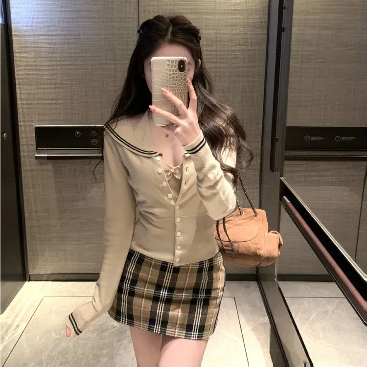 法式半身裙女早春2025新款设计感小众高腰显瘦美式复古包臀短裙子