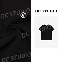 DC STUDIO【MK紫】2025早春新款复古宽松潮流街头休闲时尚圆领T恤