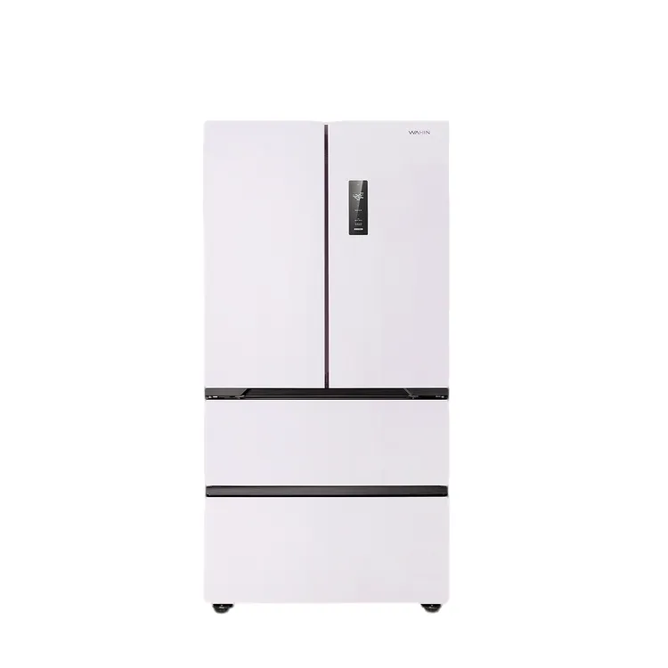 美的WAHIN冰箱419法式60cm零嵌超薄一级家用节能净味