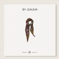 BYJUNJUN 珺珺高级定制【布达佩斯】多种花纹丝巾