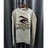 99新 LouisVuitton/路易威登 男士春秋圆领时尚长袖加棉卫衣