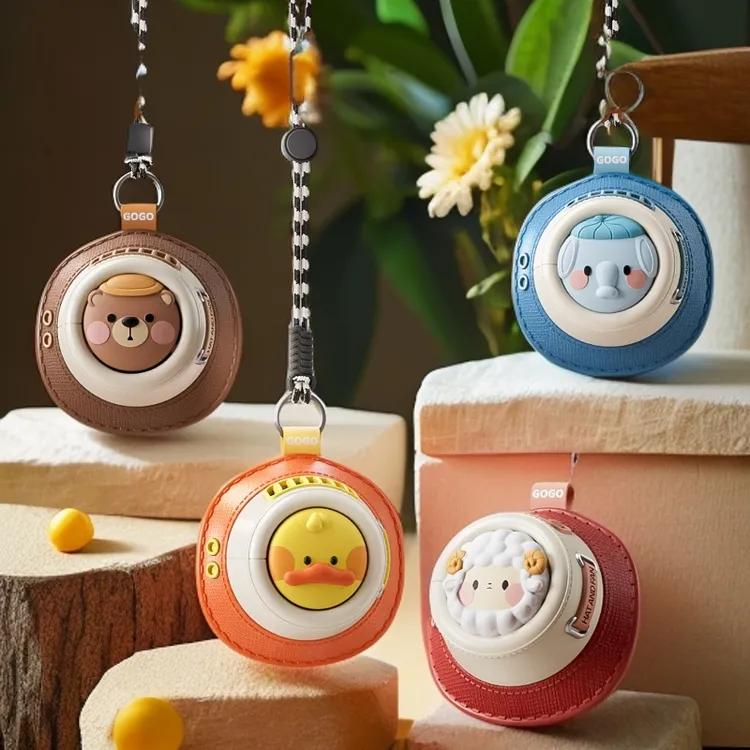 随身小型无叶夏天挂脖风扇学生手持便携式可充电USB迷你小风扇