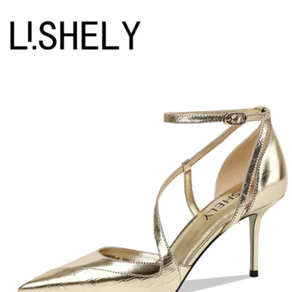 8-28-01单凉【撤柜正品】细跟单鞋女2025新款秋季奢品柜板高跟时尚