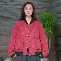 【复古加厚棒球领棉服】2025秋冬新款棉衣外套休闲保暖棉袄上衣