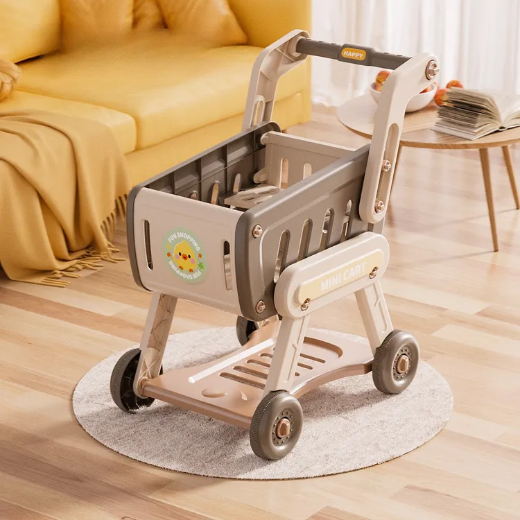 儿童购物车玩具宝宝切切乐超市过家家迷你小手推车益智男女孩礼物