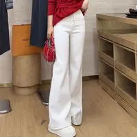 【深空蓝调】复古时尚高级垂感高腰显瘦牛仔裤-6870-3